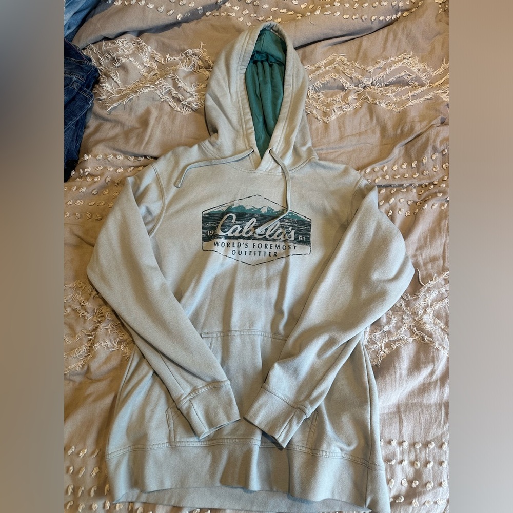 Gray Cabelas Hoodie!